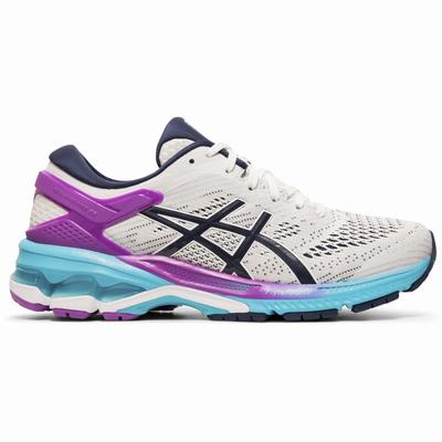 Női Asics Gel-Kayano 26 Futócipő AS3819502 Fehér/Sötétkék